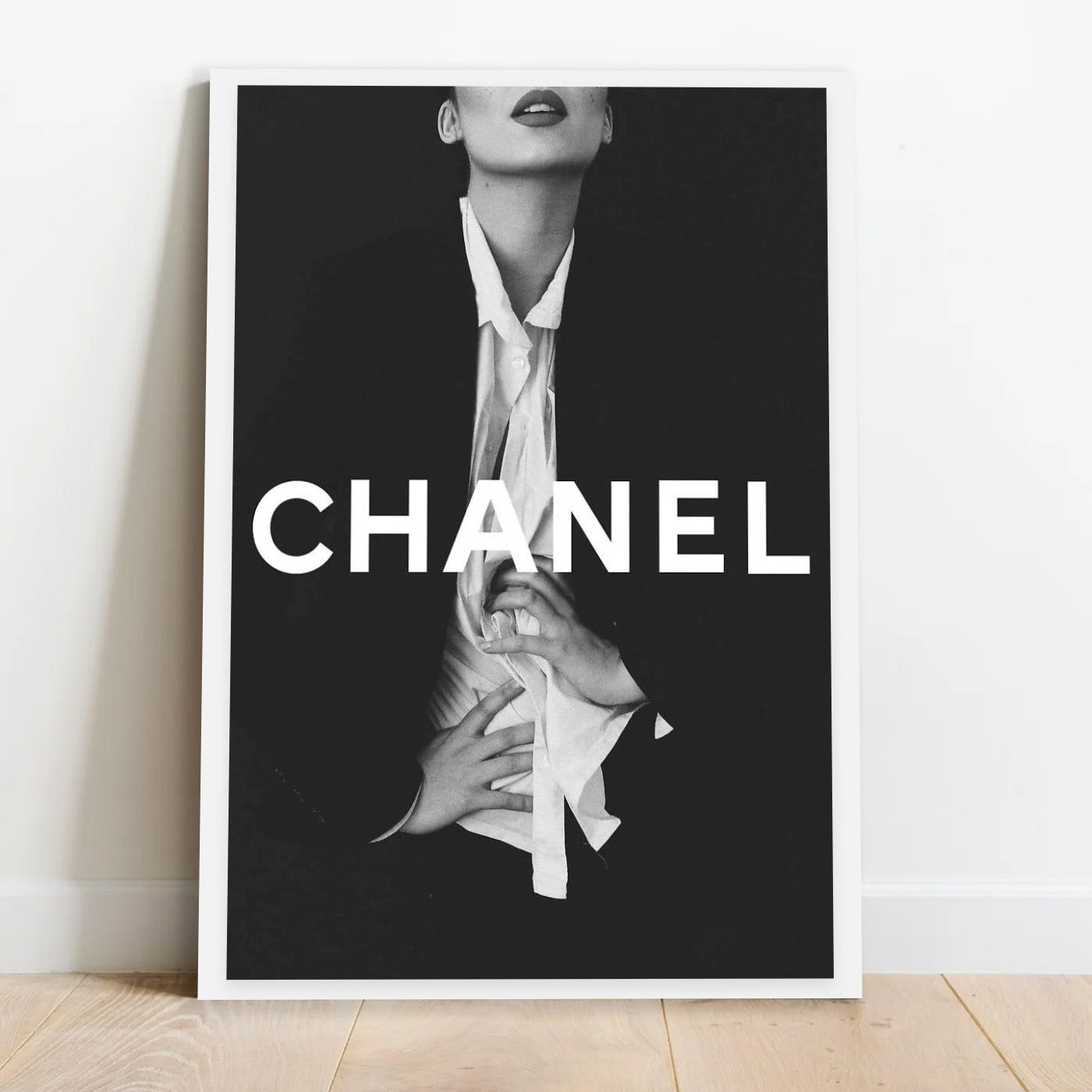 Backstage at Chanel