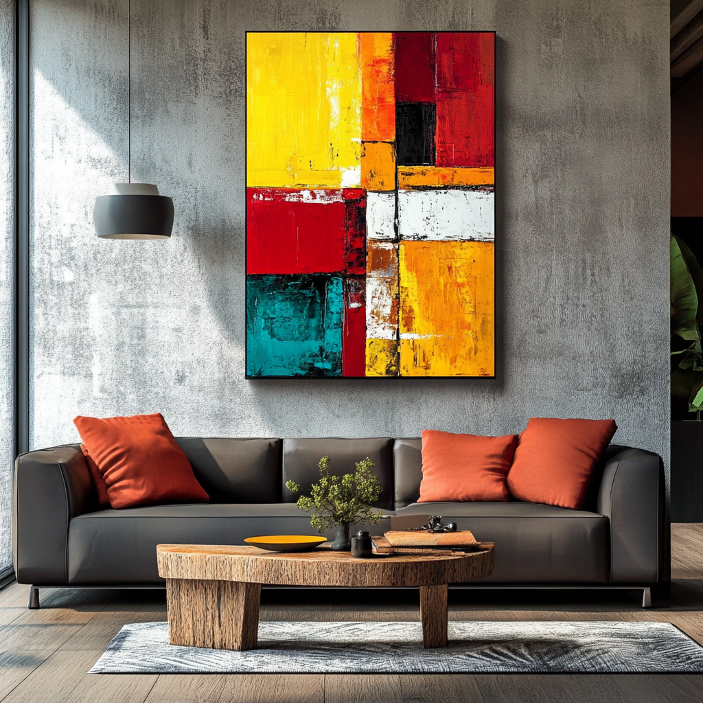 Modern Abstract Sunset