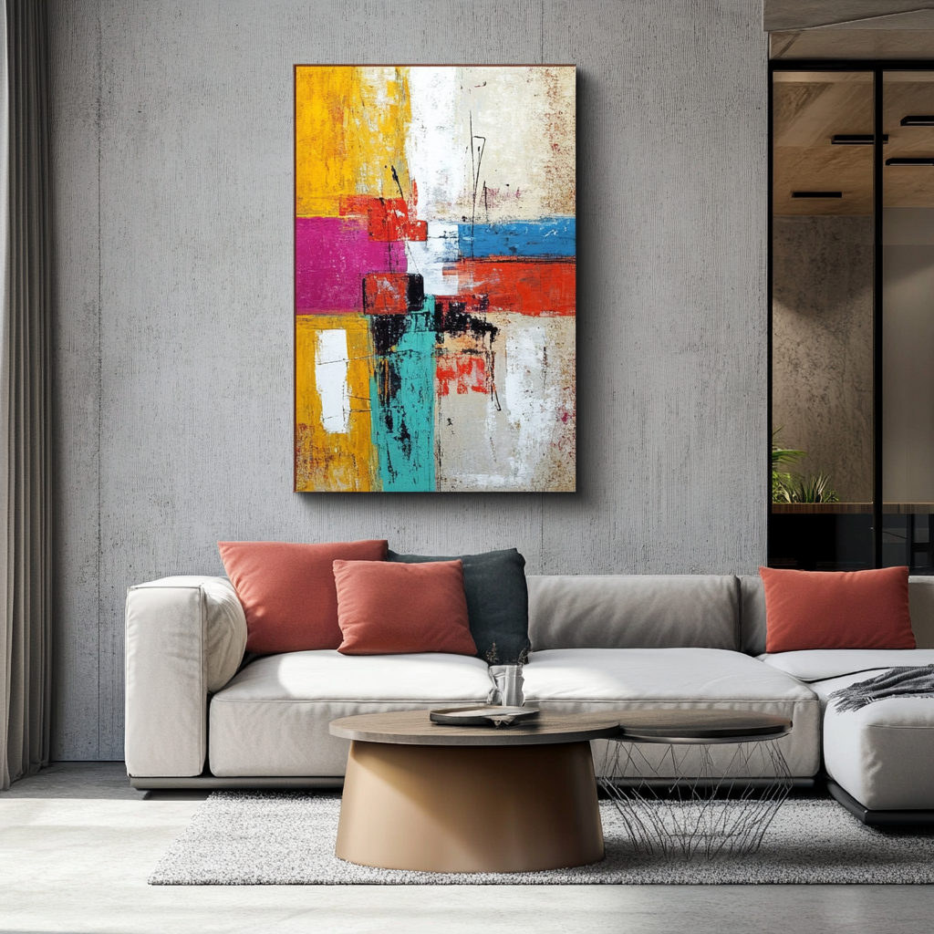 Modern Abstract Bright Colors
