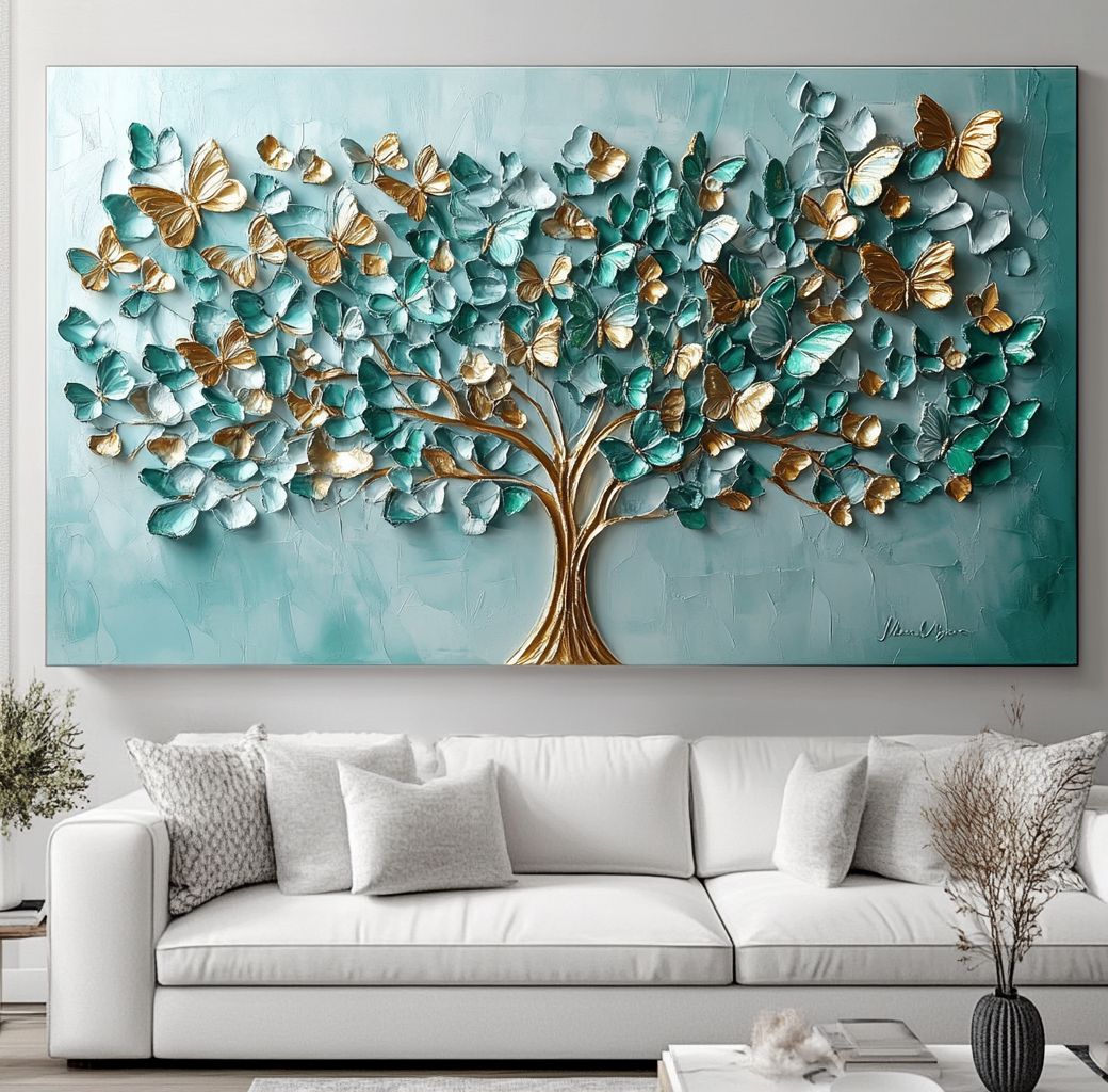 The Torquoise and Gold Tree