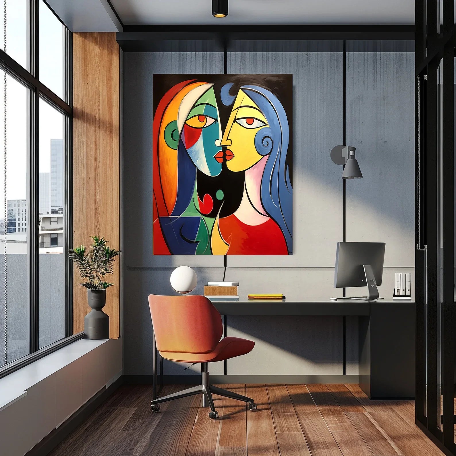 Colorful figures