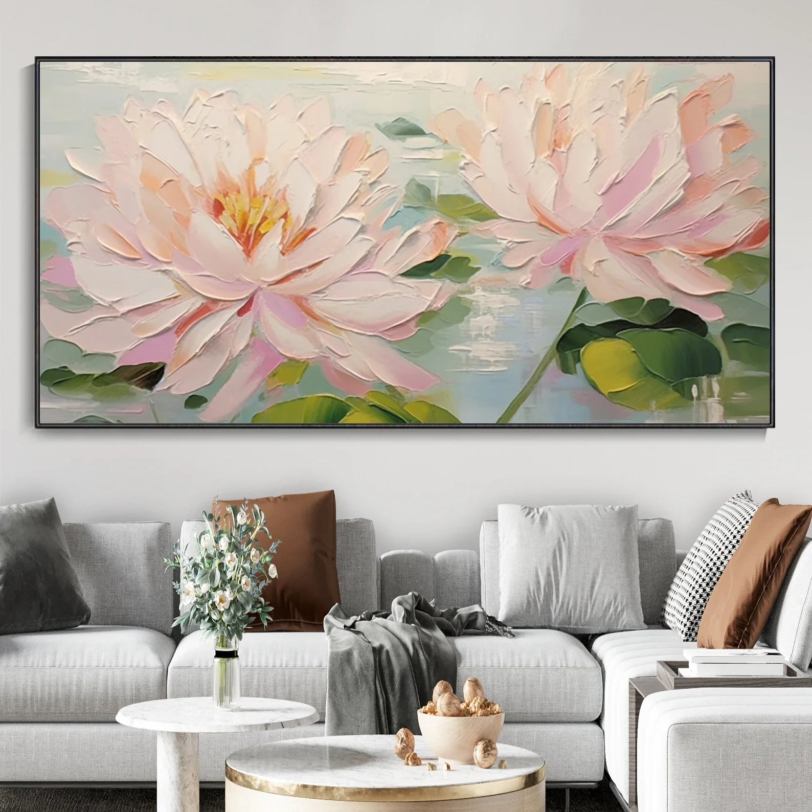 Flowers on the Lake