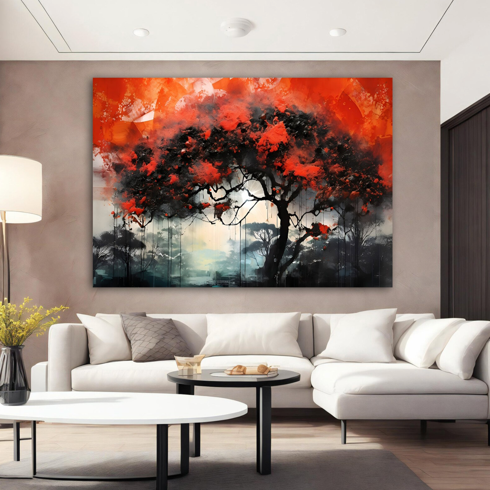 Forest in Red