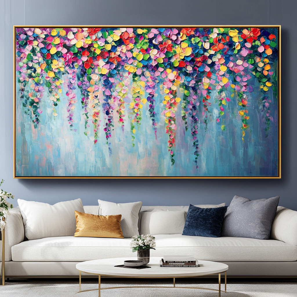 Red Cascading Flowers
