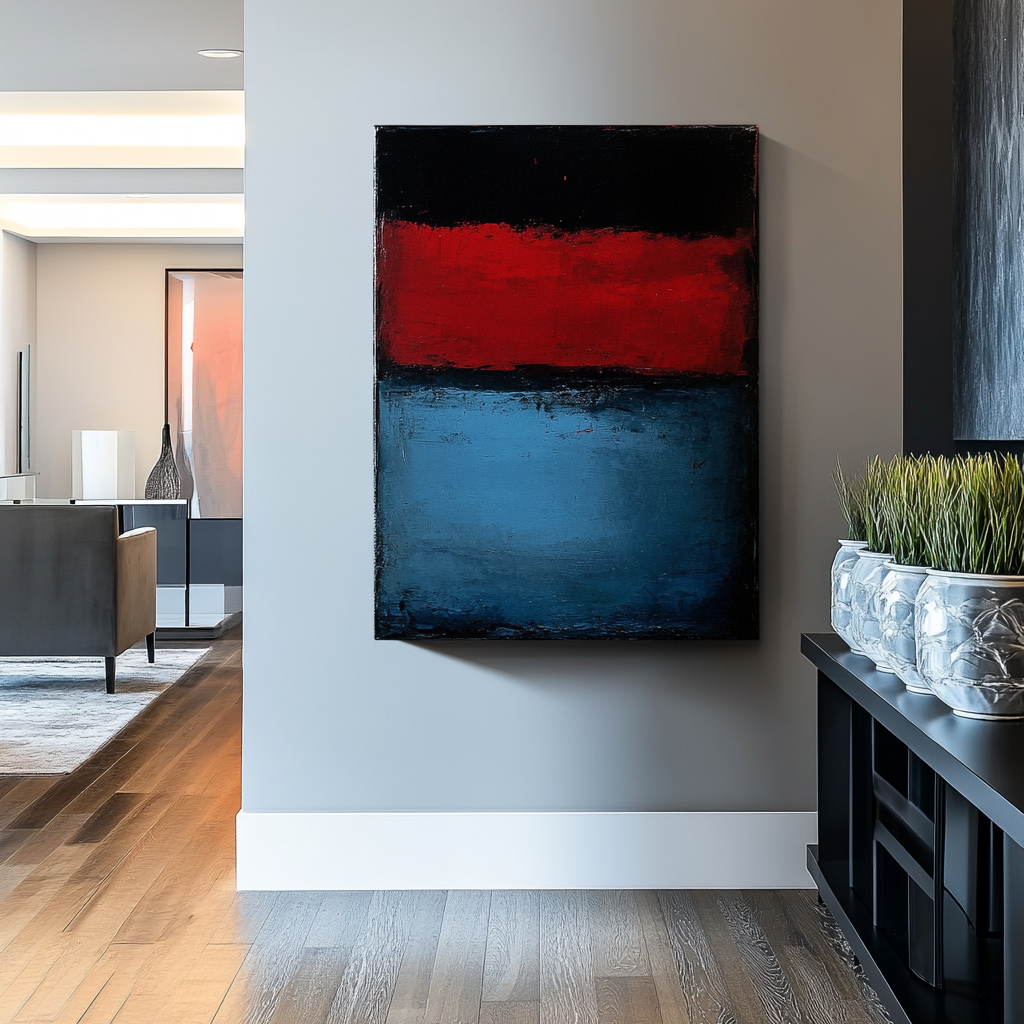 Blue and Red Emerge