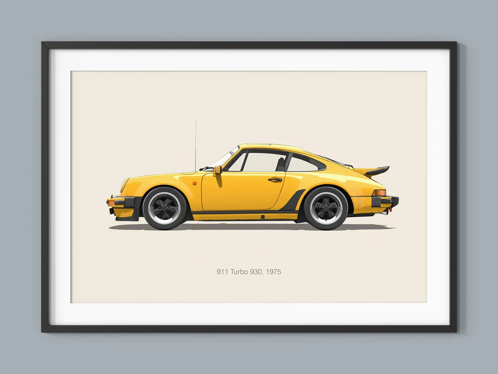 Porsche 911 930 - Yellow