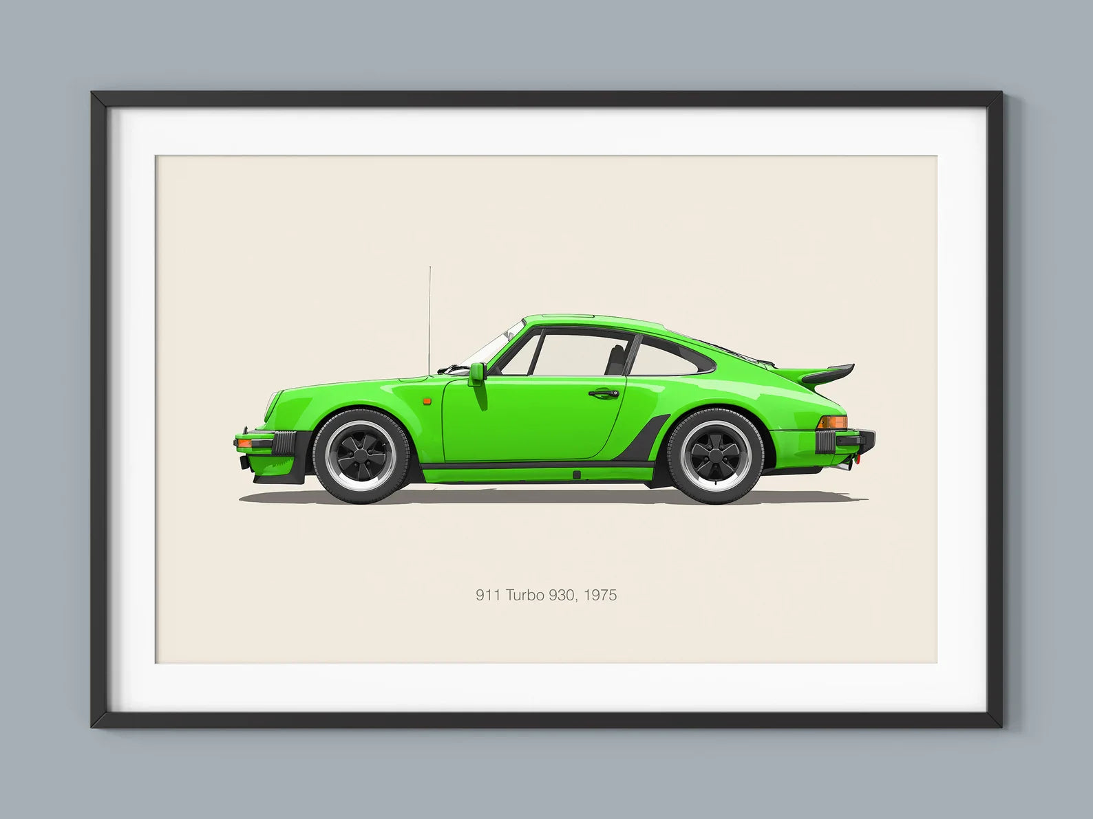Porsche 911 930 - Light Green