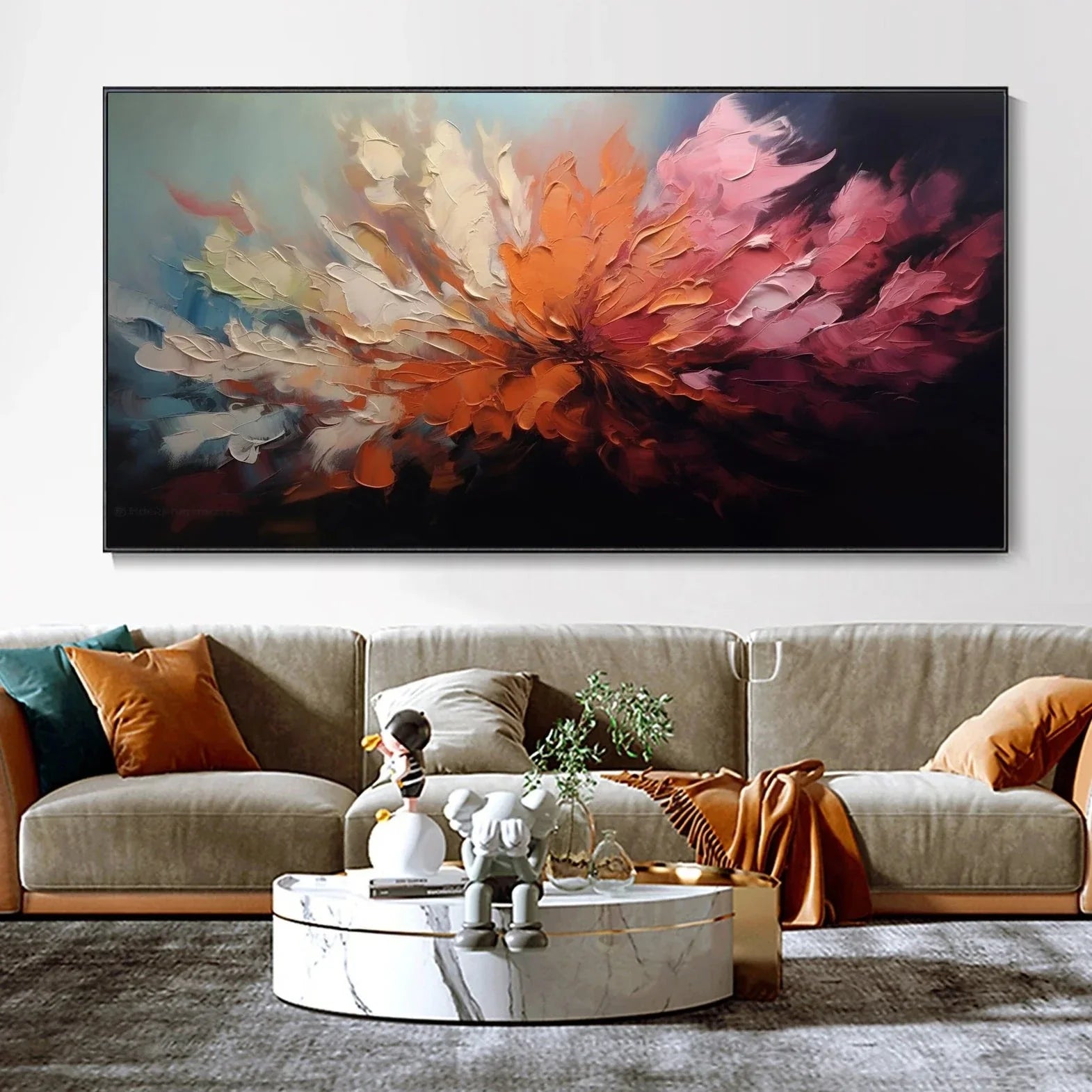 Pastel flame