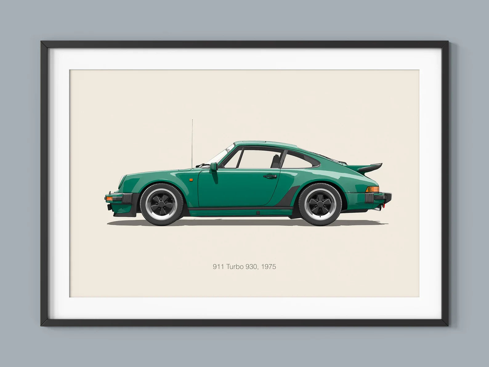 Porsche 911 930 - Green