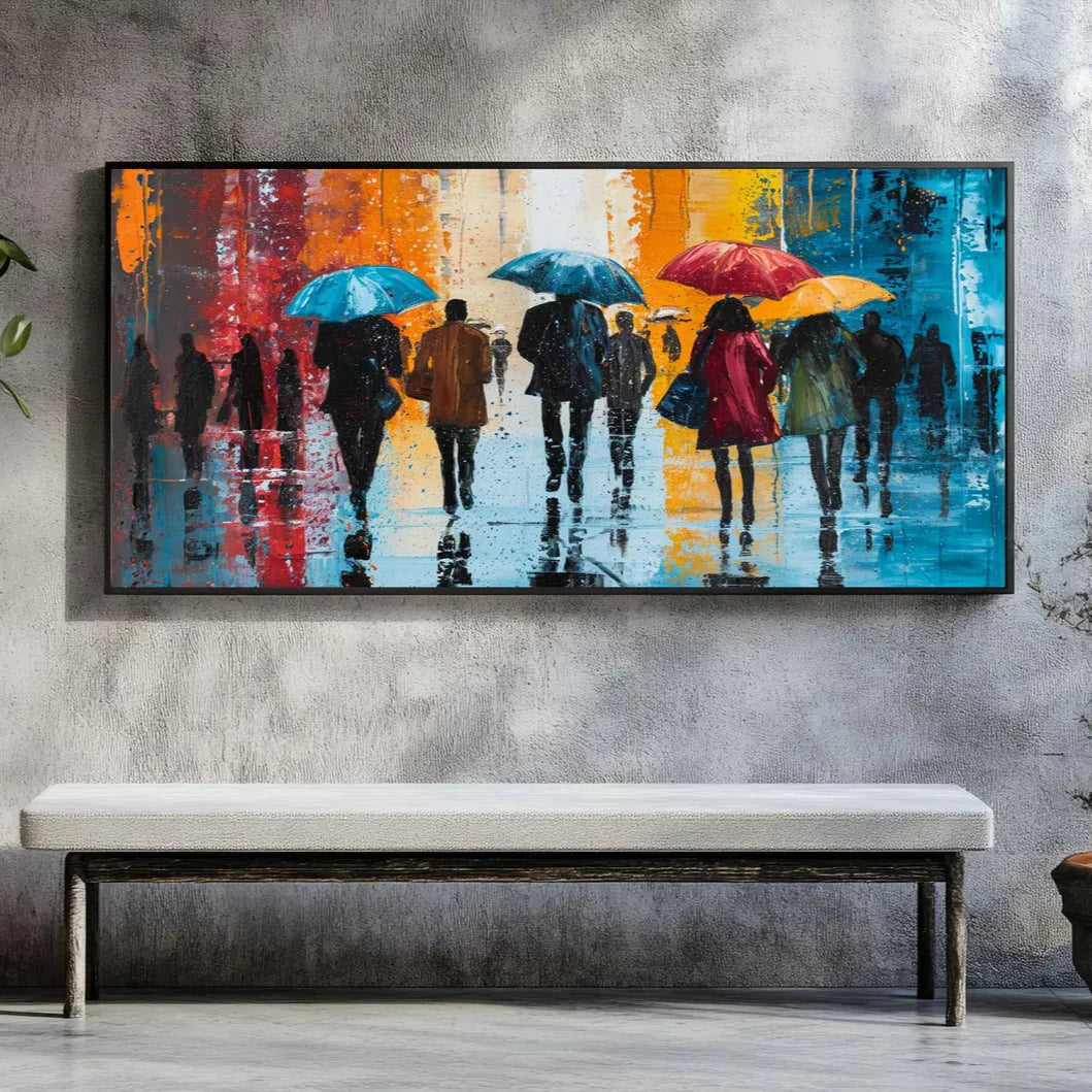 A Rainy Morning Abstract
