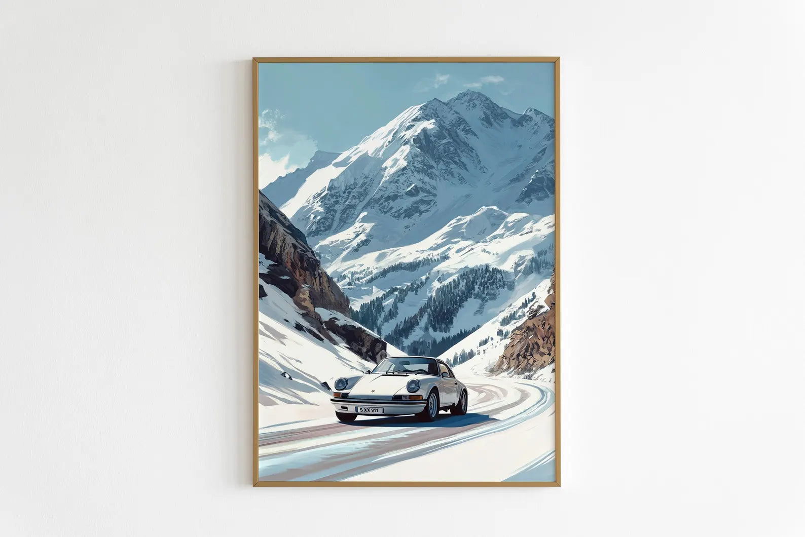 Porsche in the Alps
