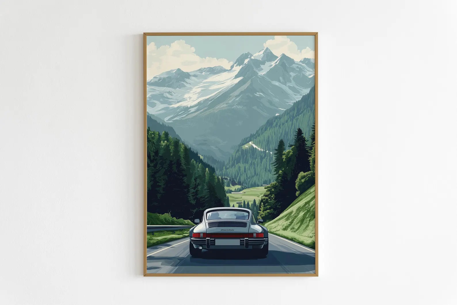 Porsche in Green