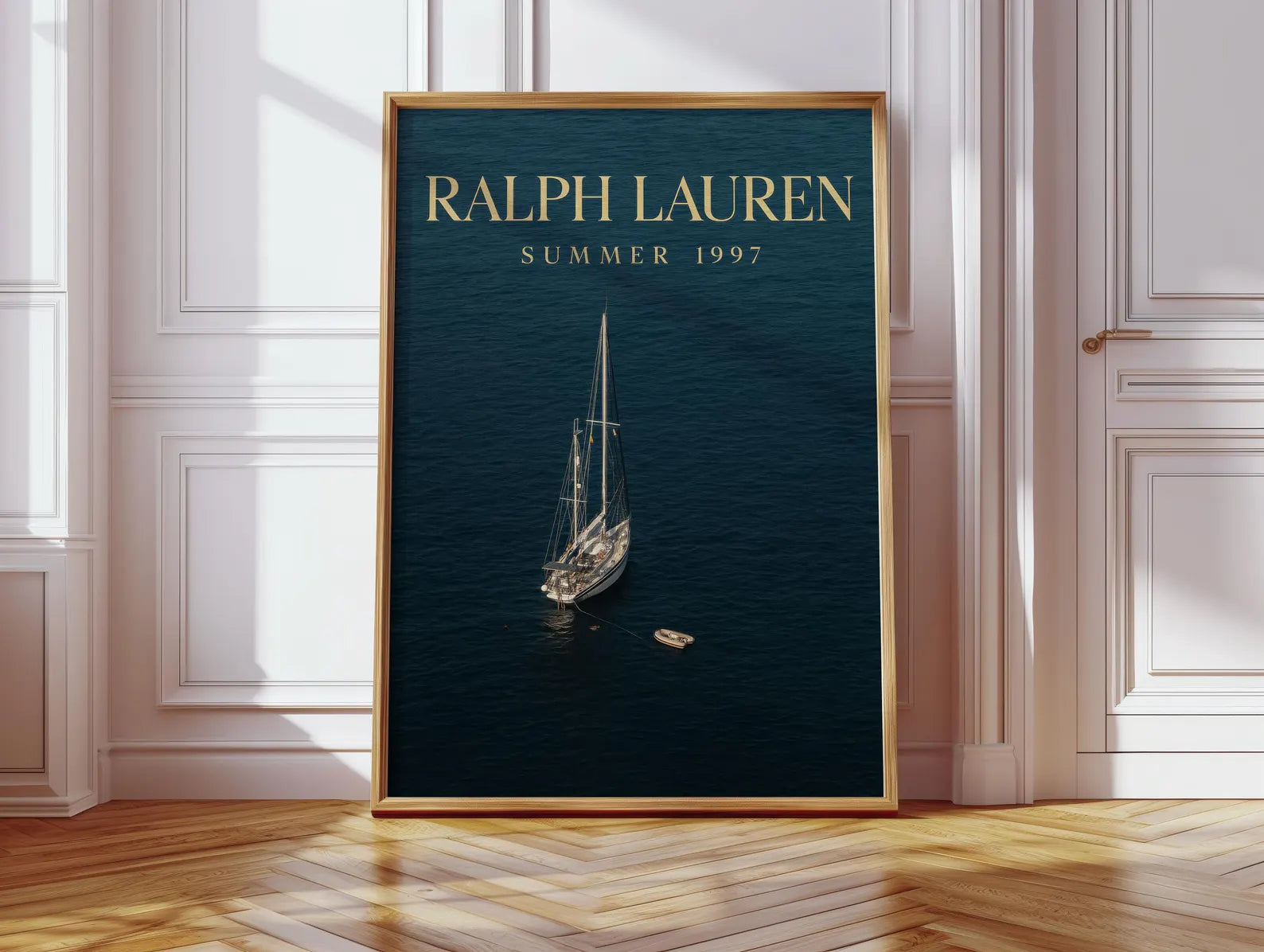 Ralph Lauren in the blue