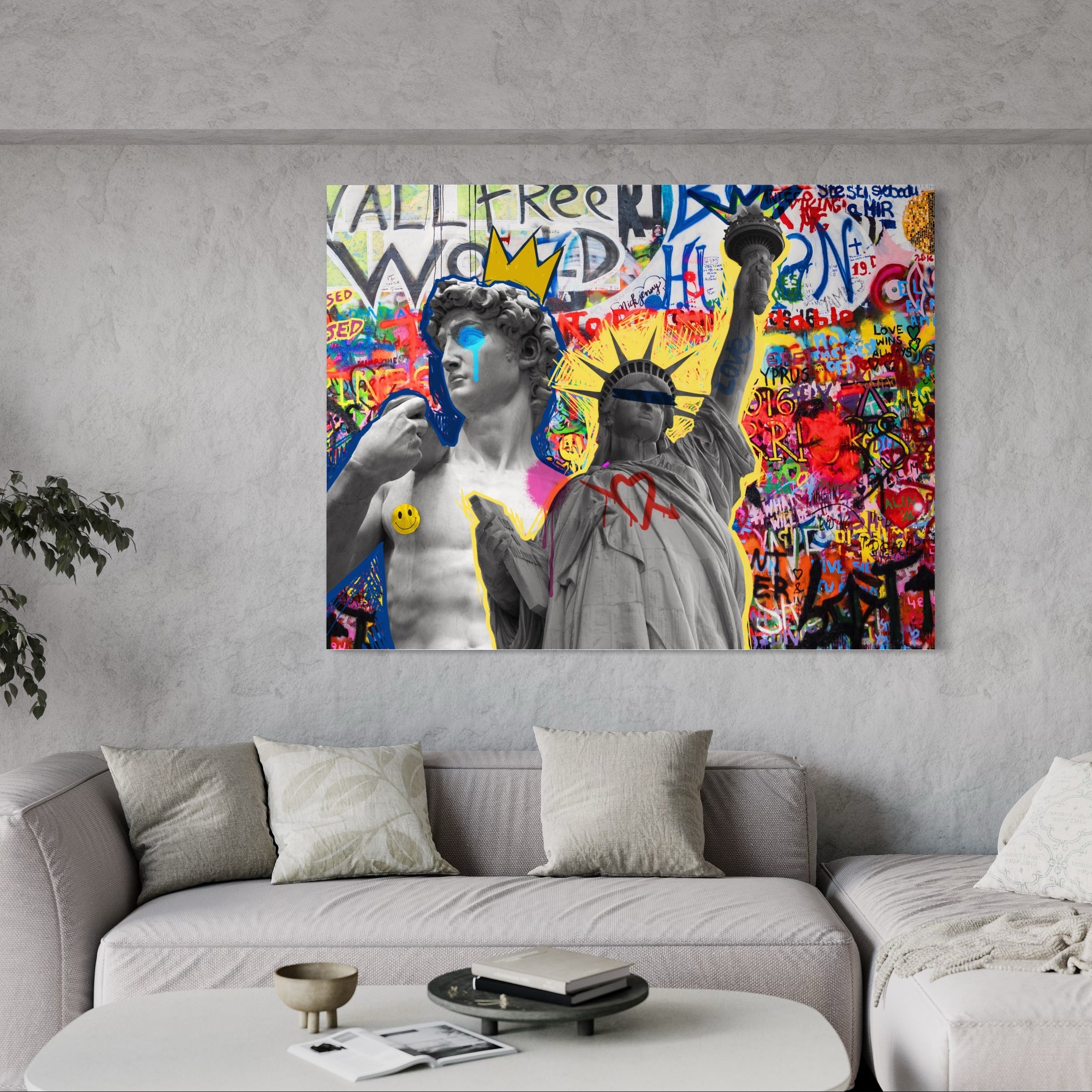 Pop Art Statue Liberty | David