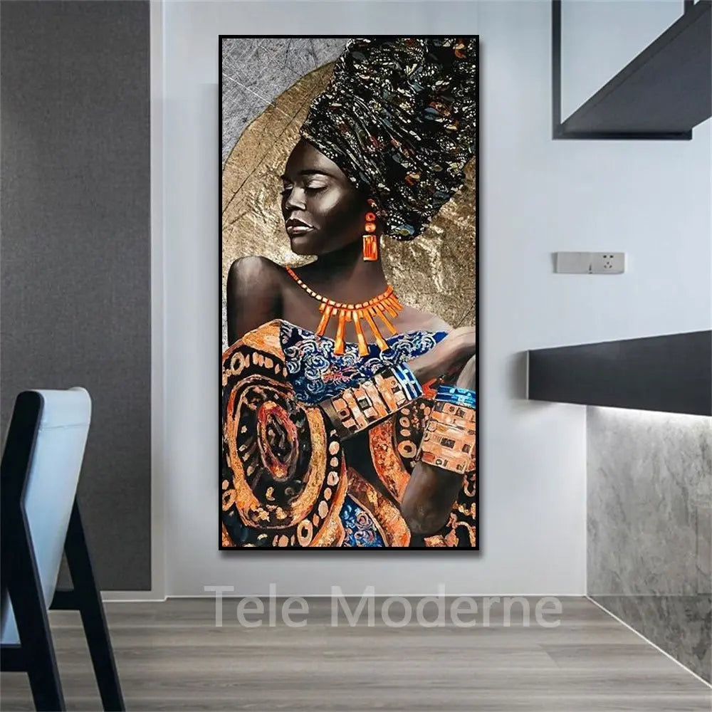 Colorful African Woman