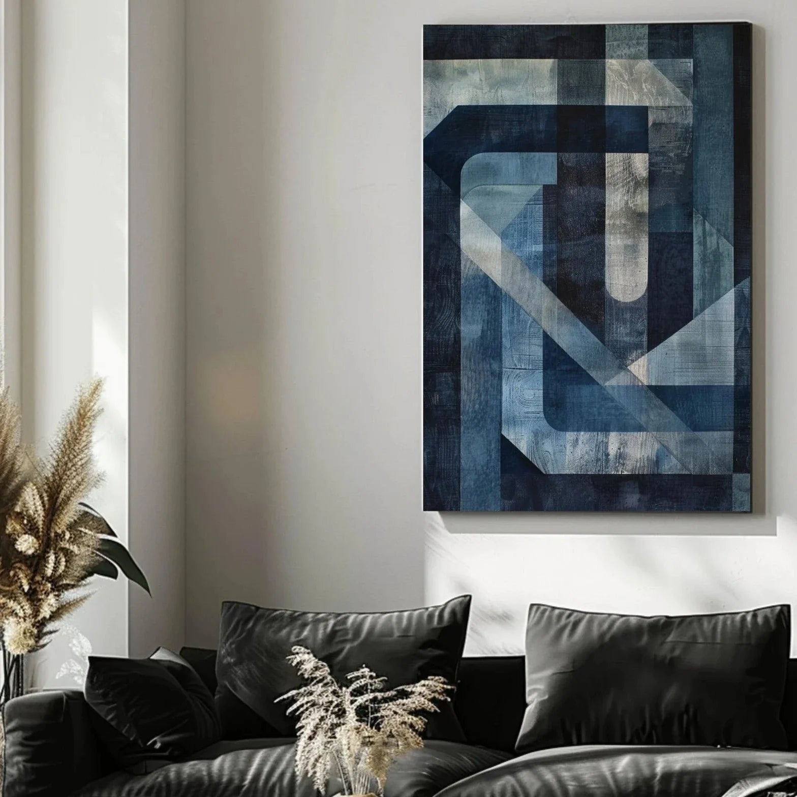 Labyrinth in blue