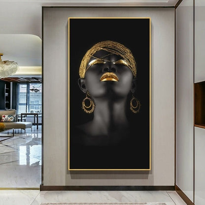 Hands Intertwined with Gold Objects