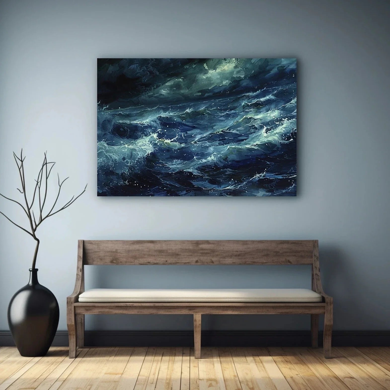 Stormy sea