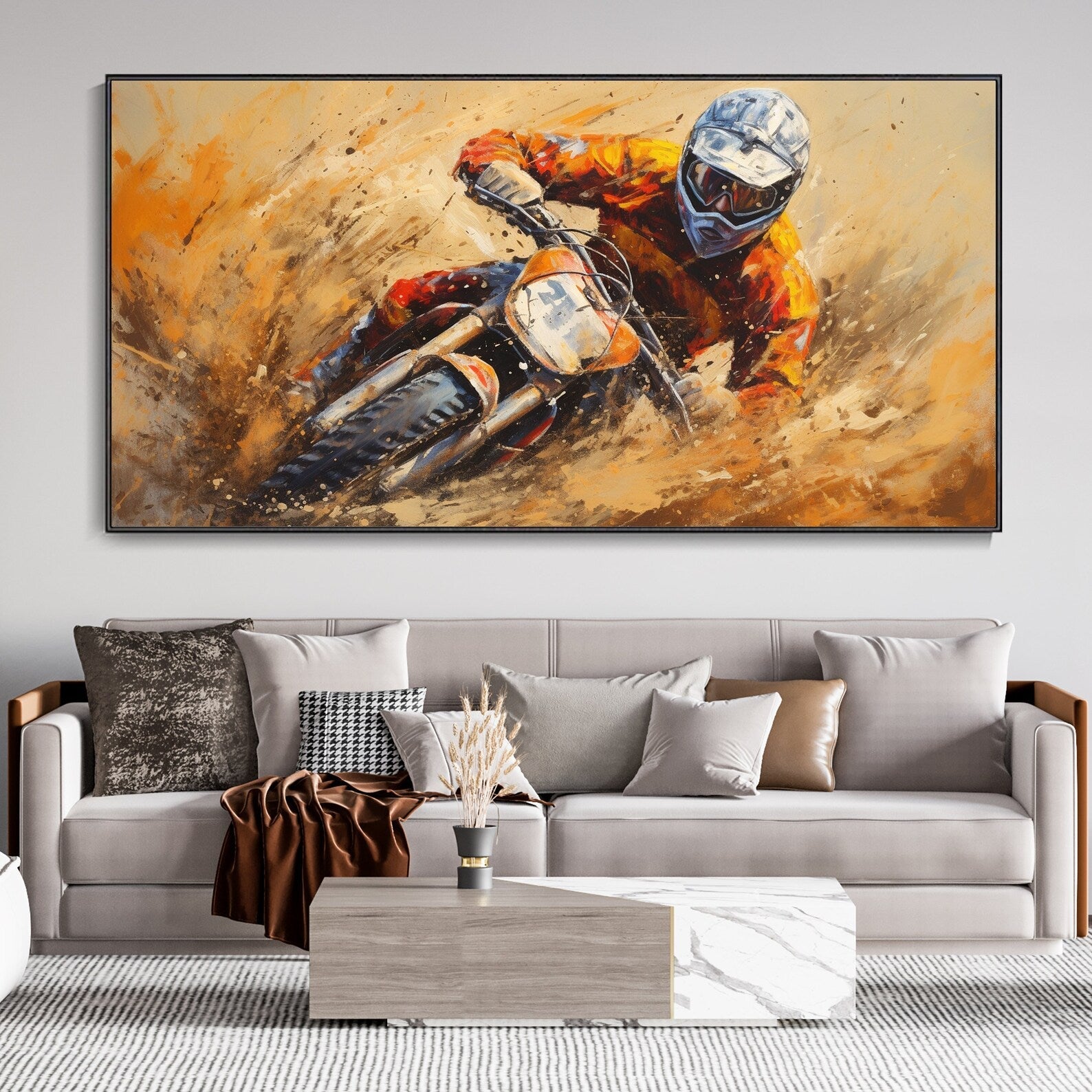 Blue Motocross