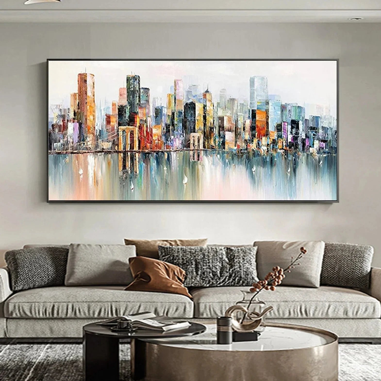 Colorful abstract New York