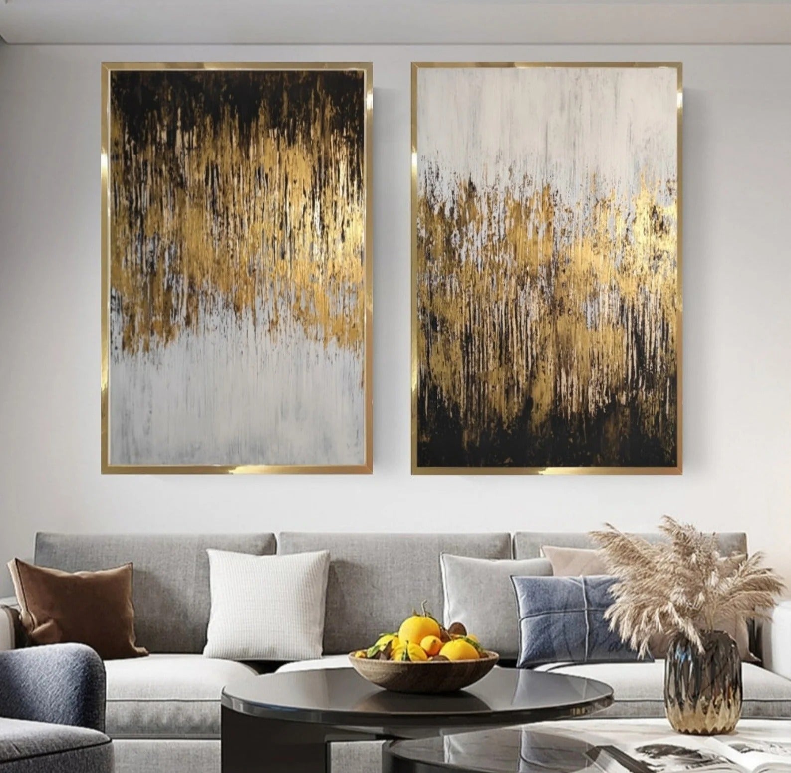 Modern Gold and Black