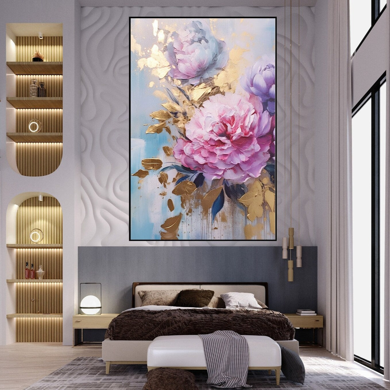 Pink peony