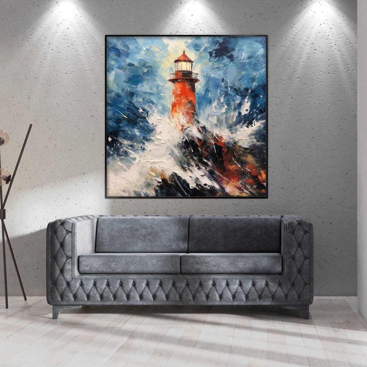 Lighthouse in the Storm