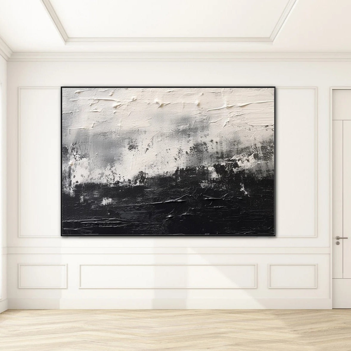 Black and White Stucco