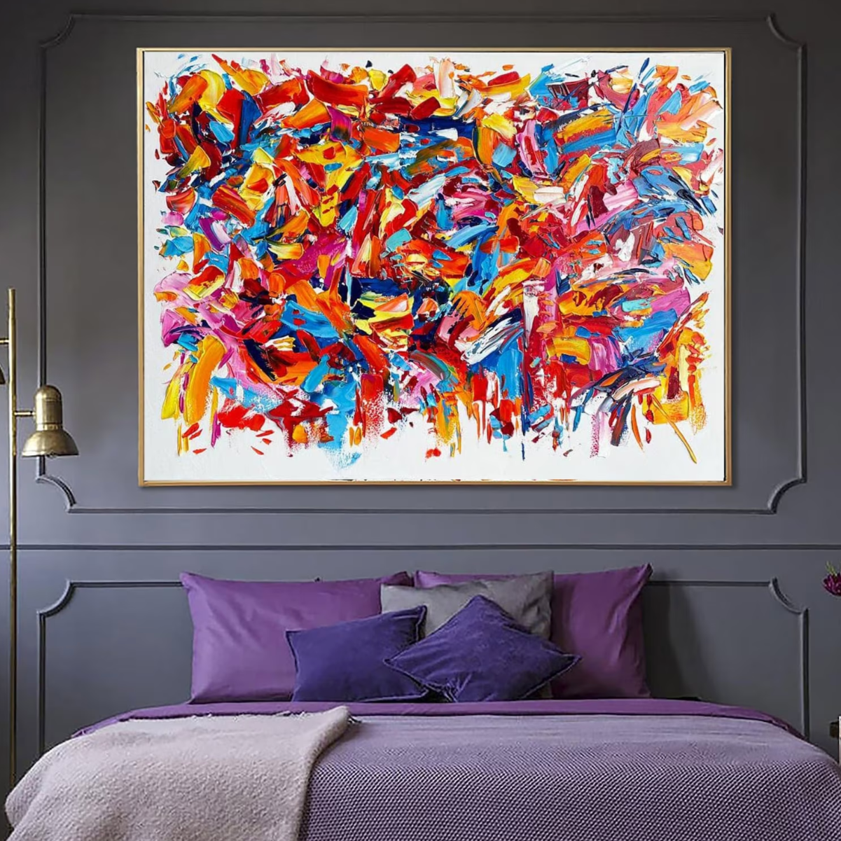 Colorful splashes