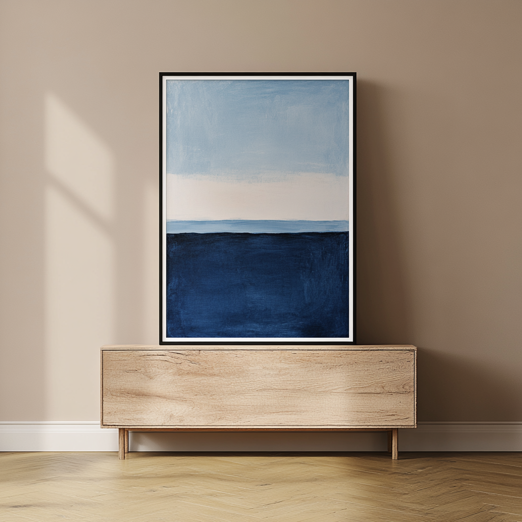 The Abstract Blue Horizon
