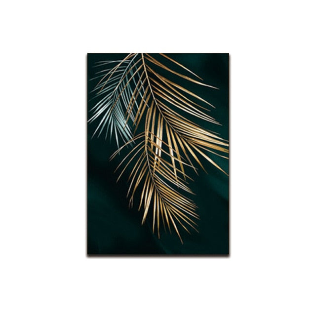 Tela con piante/foglie - 60X90cm / 2