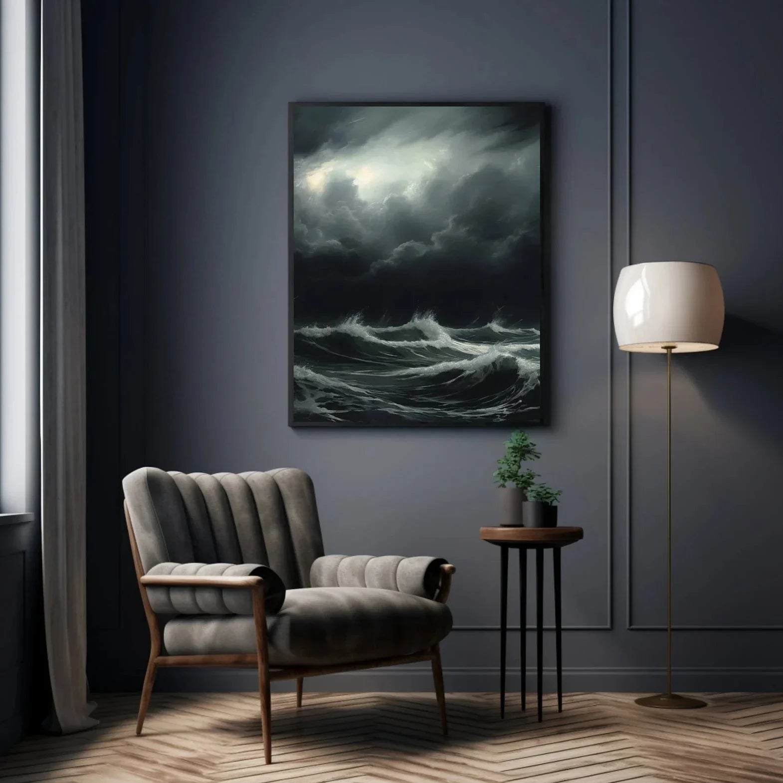 Storm at sea