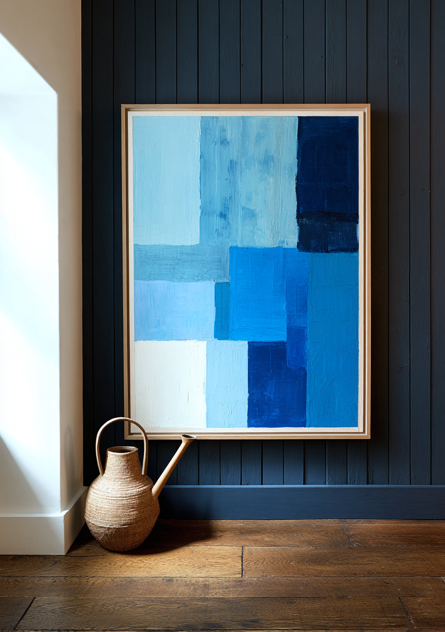 Shades of blue and blue