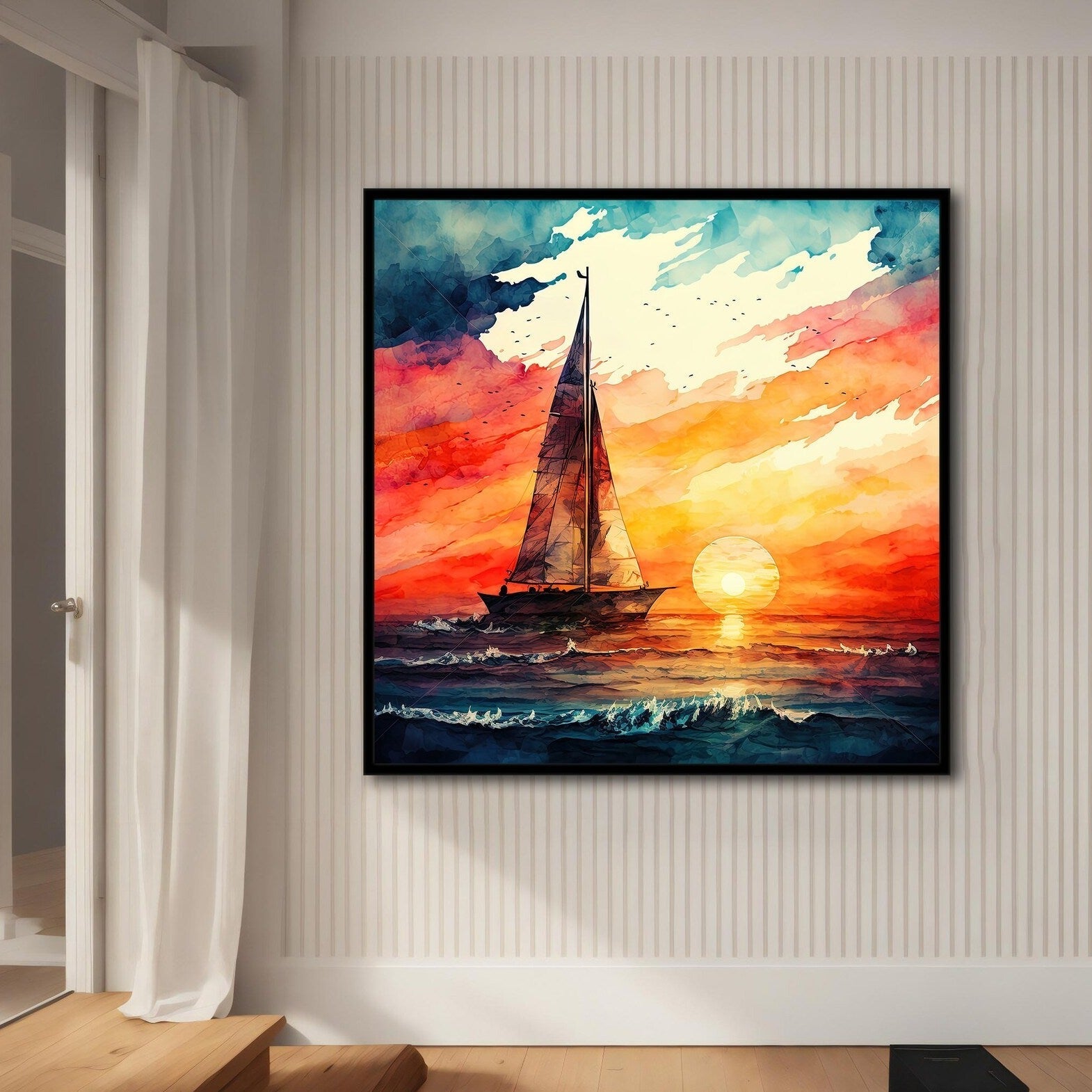 Sailing in the sea
